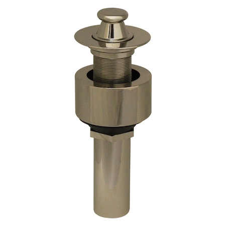 Whitehaus Lift And Turn Drain W/ Pull-Up Plug For Above Mount Installation, Nckl 10.615-PN
